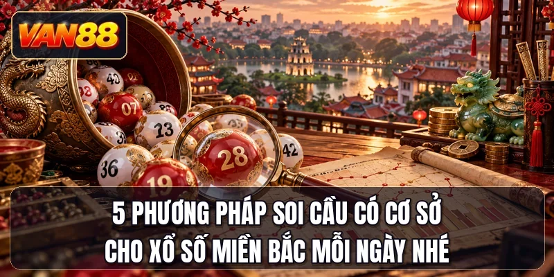 5 phương pháp soi cầu có cơ sở cho xổ số miền Bắc mỗi ngày nhé