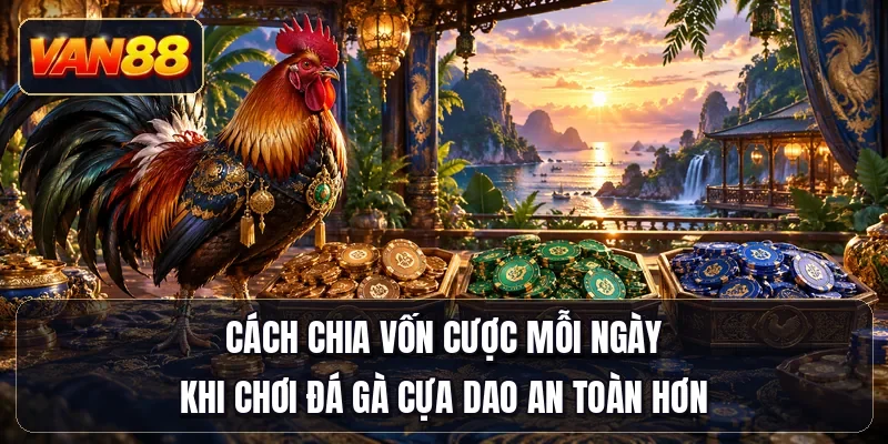 Cách chia vốn cược mỗi ngày khi chơi đá gà cựa dao an toàn hơn