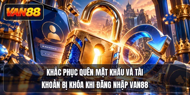 Khắc phục quên mật khẩu và tài khoản bị khóa khi đăng nhập Van88