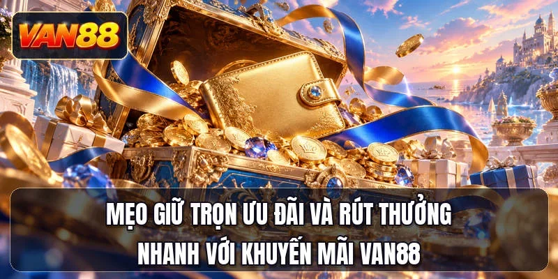 Mẹo giữ trọn ưu đãi và rút thưởng nhanh với khuyến mãi Van88
